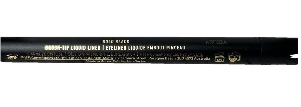 Lot of 2-Morphe Make It Big Liquid Eyeliners Brush Tip Bold Black 0.019 fl oz - Picture 5 of 5